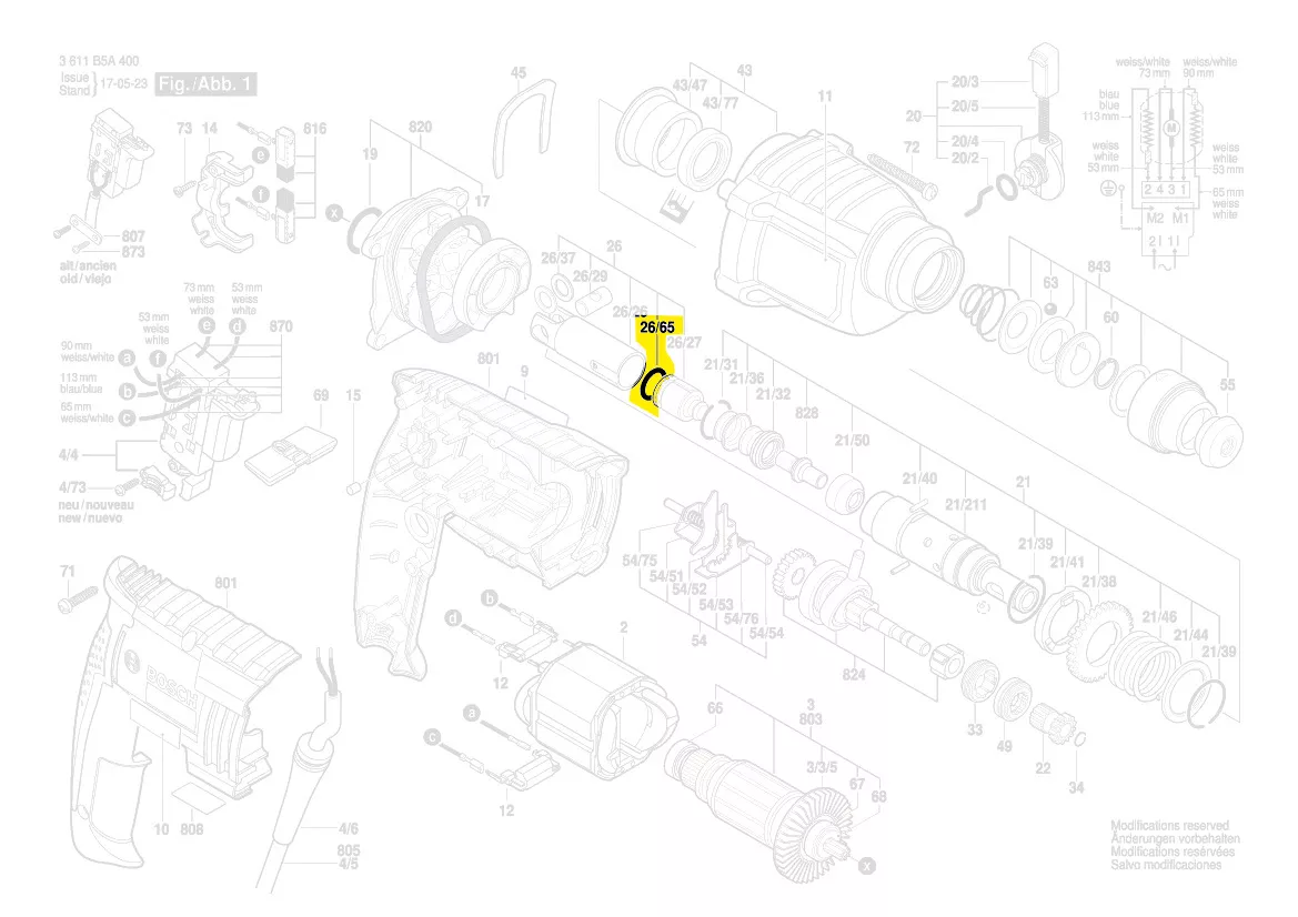 Joint torique 13x3mm réf. 1 610 210 186 BOSCH